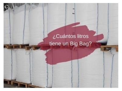 Cuantos litros tiene un saco big bag