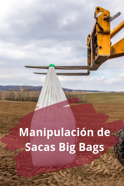 Manipulación de sacas big bags: logística segura y eficiente